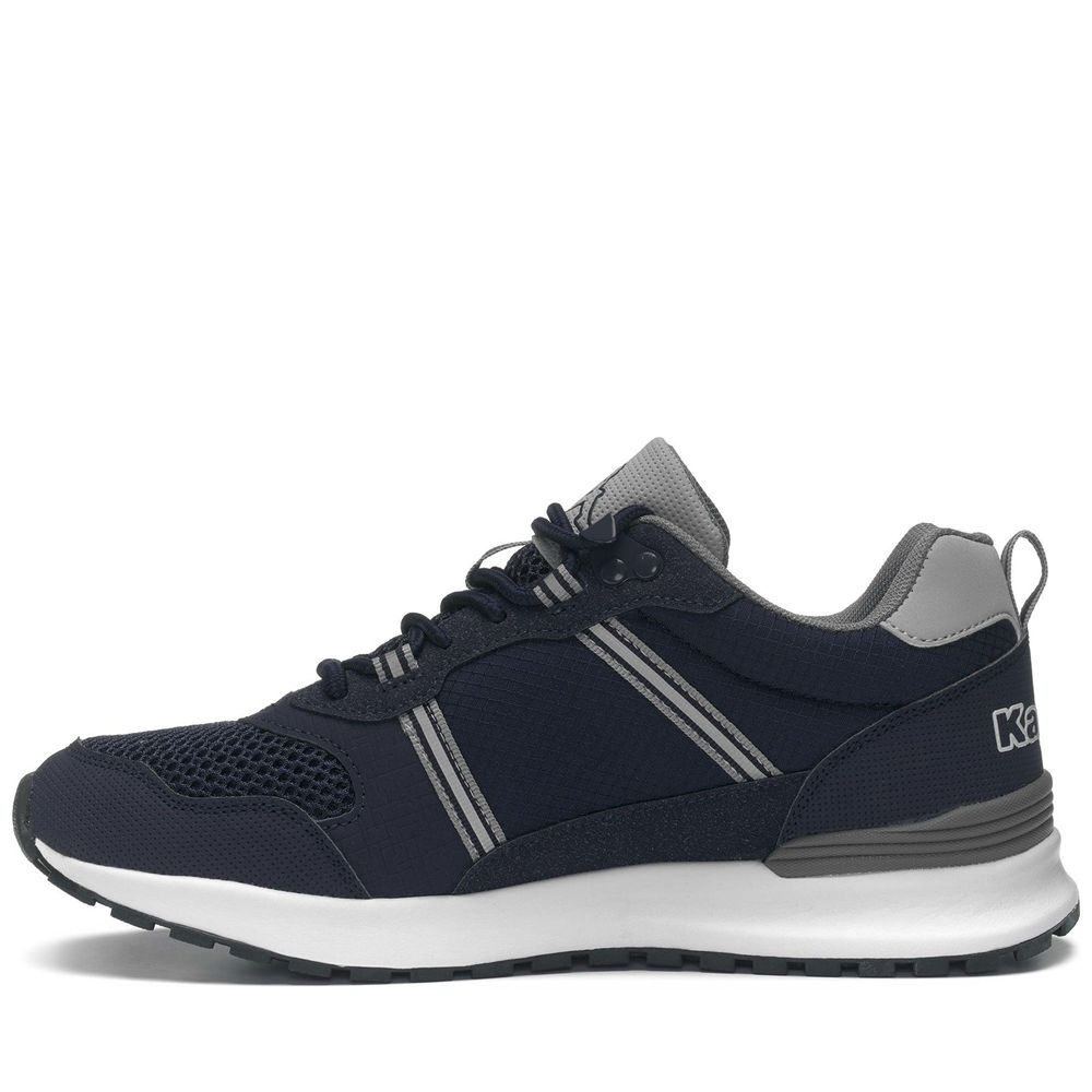 Men Kappa Logo Lino Sneakers Navy | 029653-CIG