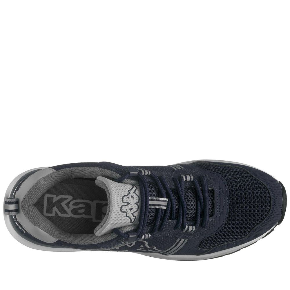 Men Kappa Logo Lino Sneakers Navy | 029653-CIG