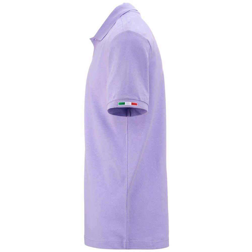 Men Kappa Logo Maltaxita Mss Polo Shirt Purple | 102784-AUM