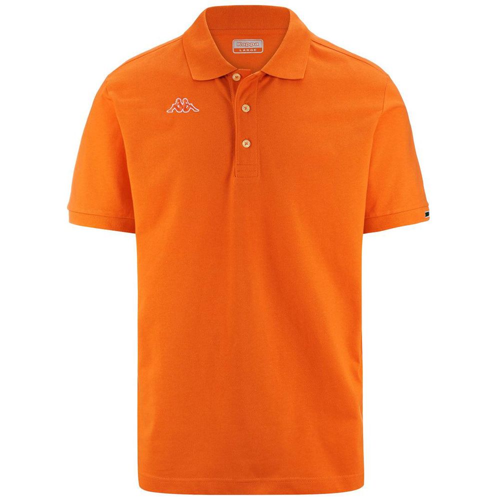 Men Kappa Logo Maltaxita Mss Polo Shirt Orange | 659017-OVD