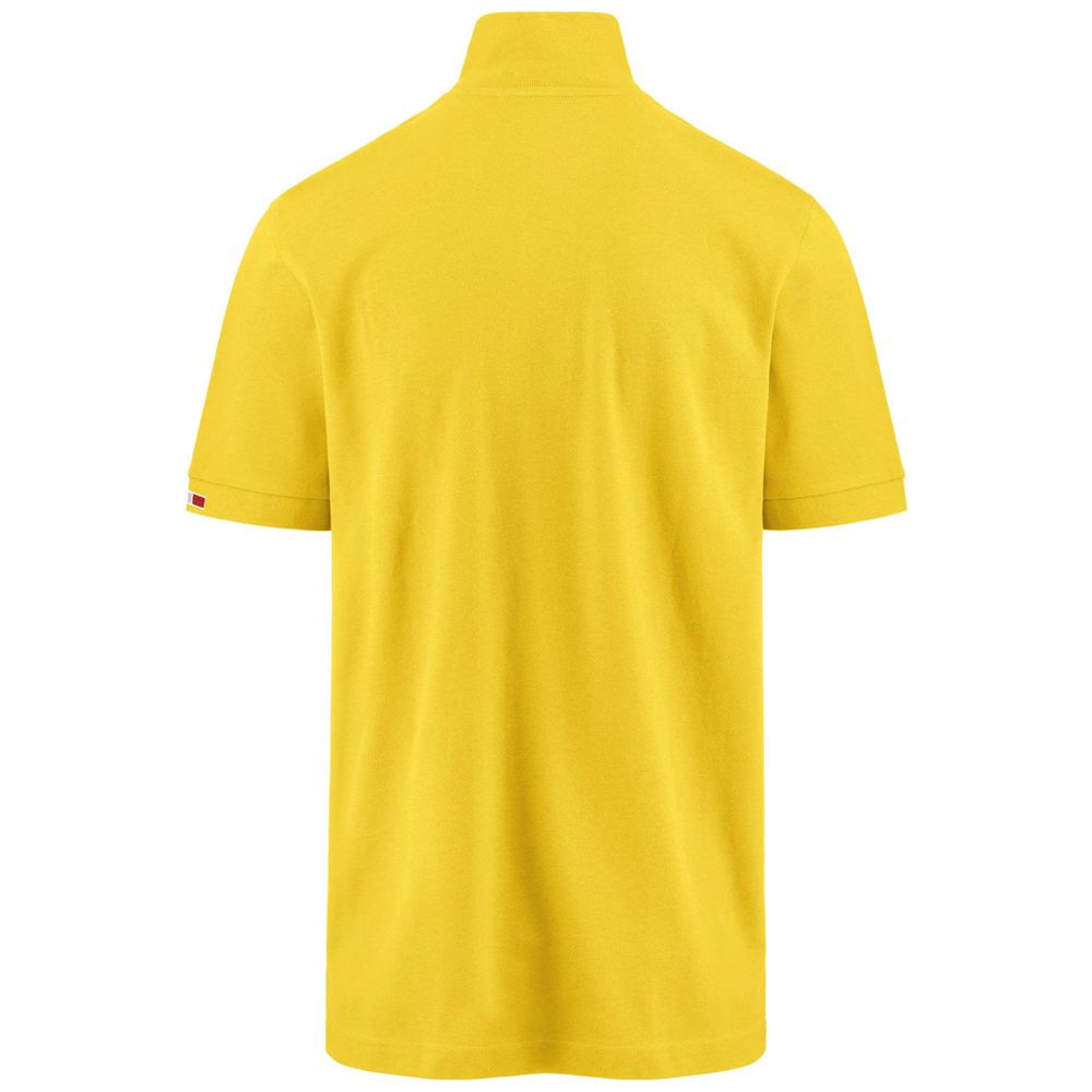 Men Kappa Logo Maltaxita Mss Polo Shirt Yellow | 271049-YBF