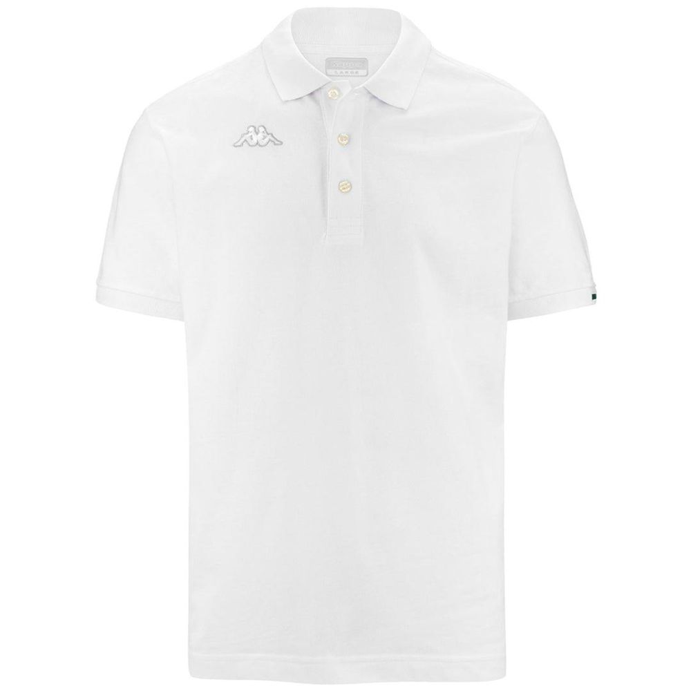 Men Kappa Logo Maltaxita Mss Polo Shirt White | 385790-HXF