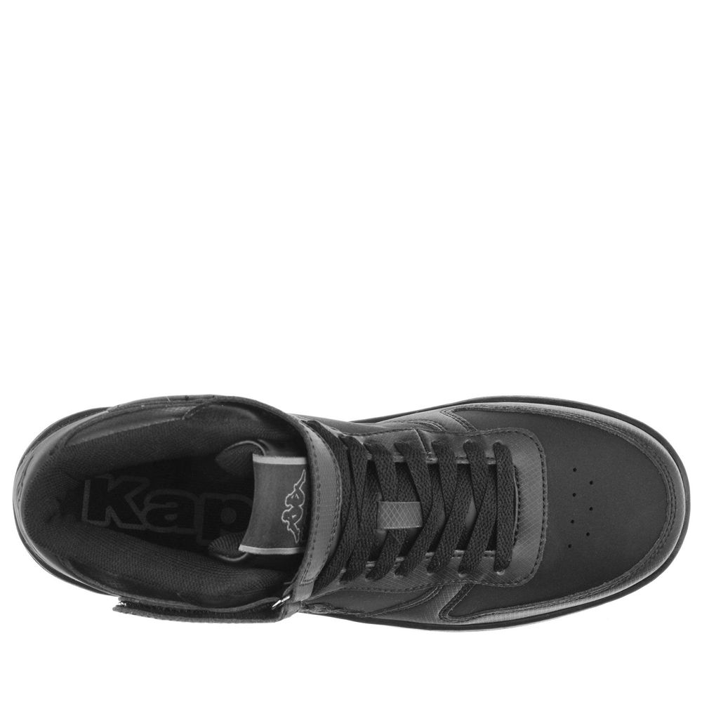 Men Kappa Logo Maserta Md V Sneakers Black | 639128-FTD