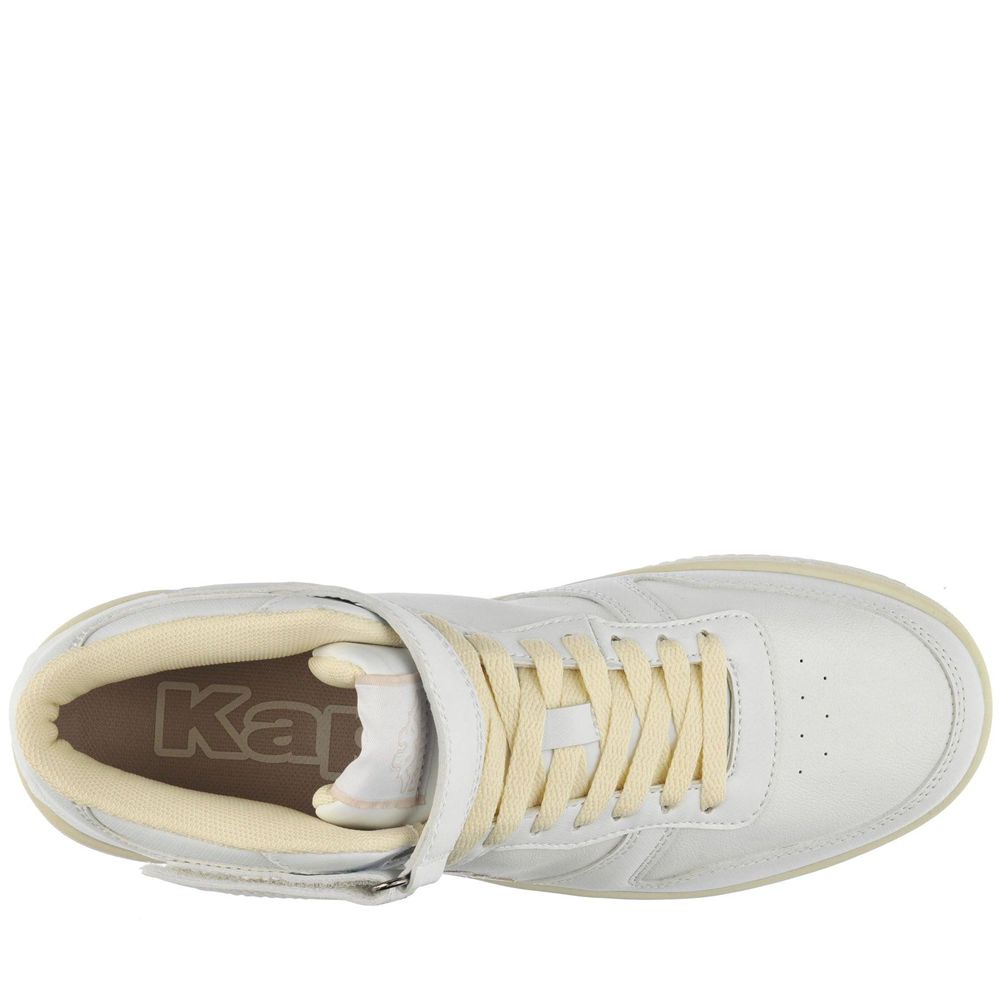 Men Kappa Logo Maserta Md V Sneakers White | 490861-ALW