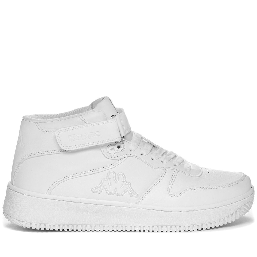 Men Kappa Logo Maserta Md V Sneakers White | 569327-OZK