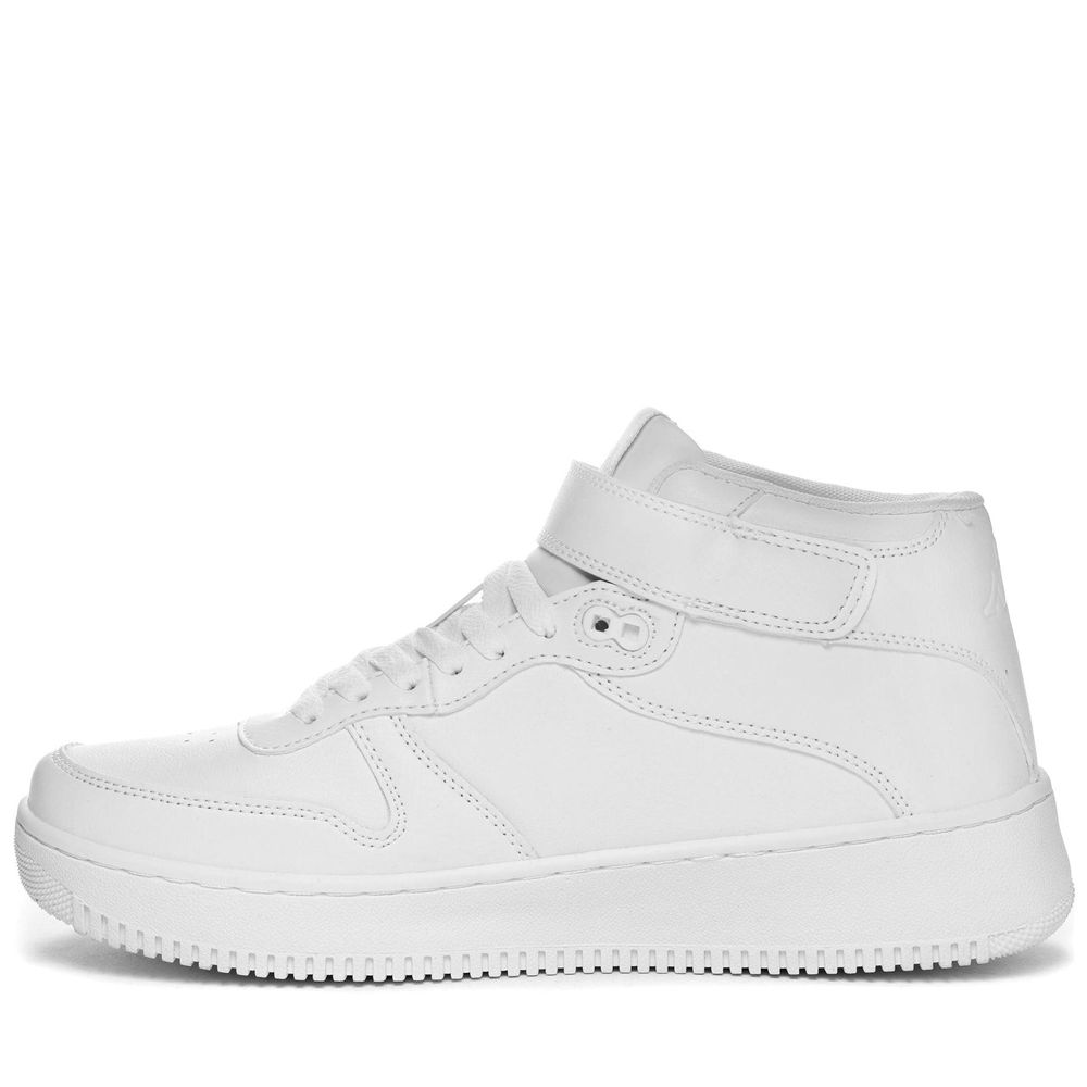 Men Kappa Logo Maserta Md V Sneakers White | 569327-OZK