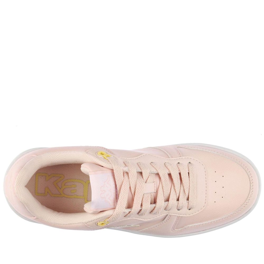 Men Kappa Logo Maserta Sneakers Pink | 987603-NVE