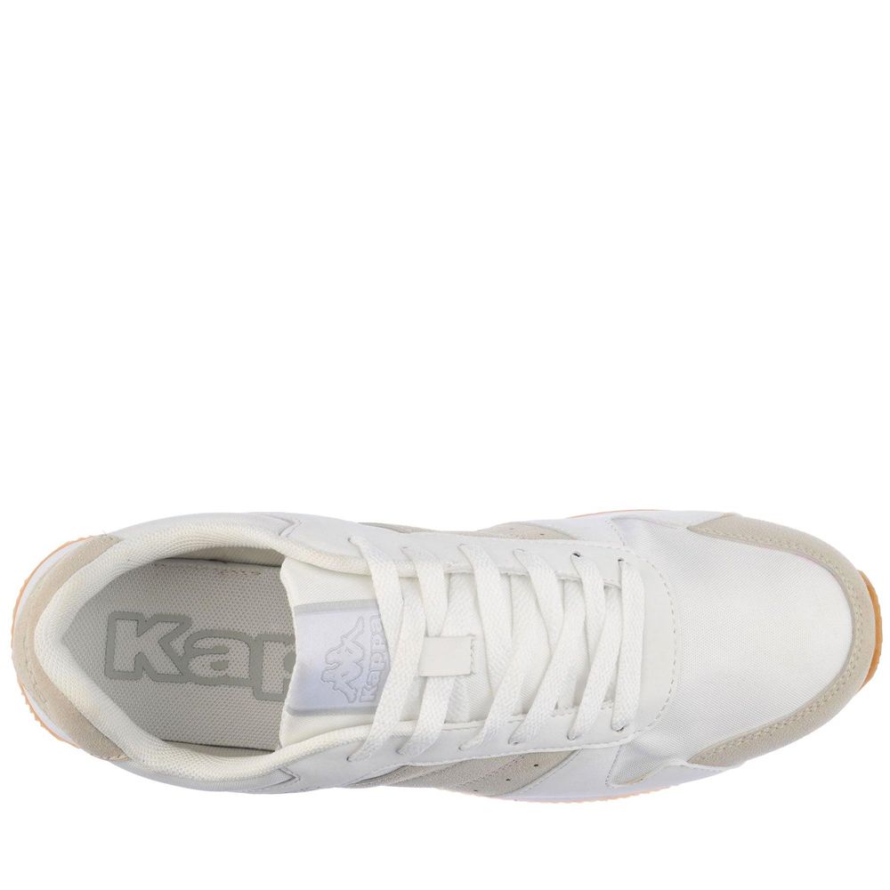 Men Kappa Logo Robin Sneakers White | 390861-LPM