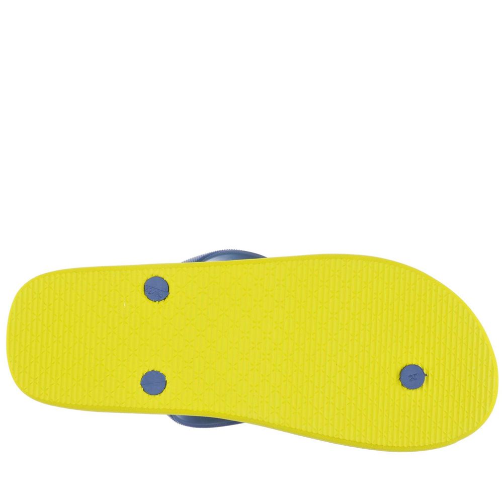 Men Kappa Logo Rupesh Flip Flops Yellow | 564370-BSY