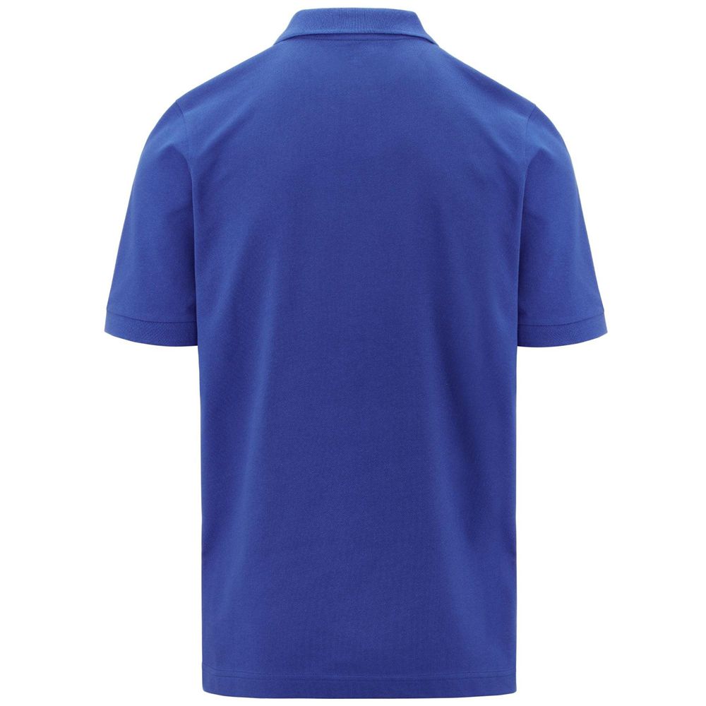 Men Kappa Logo Sharas Mss Polo Shirt Blue | 148536-DKX