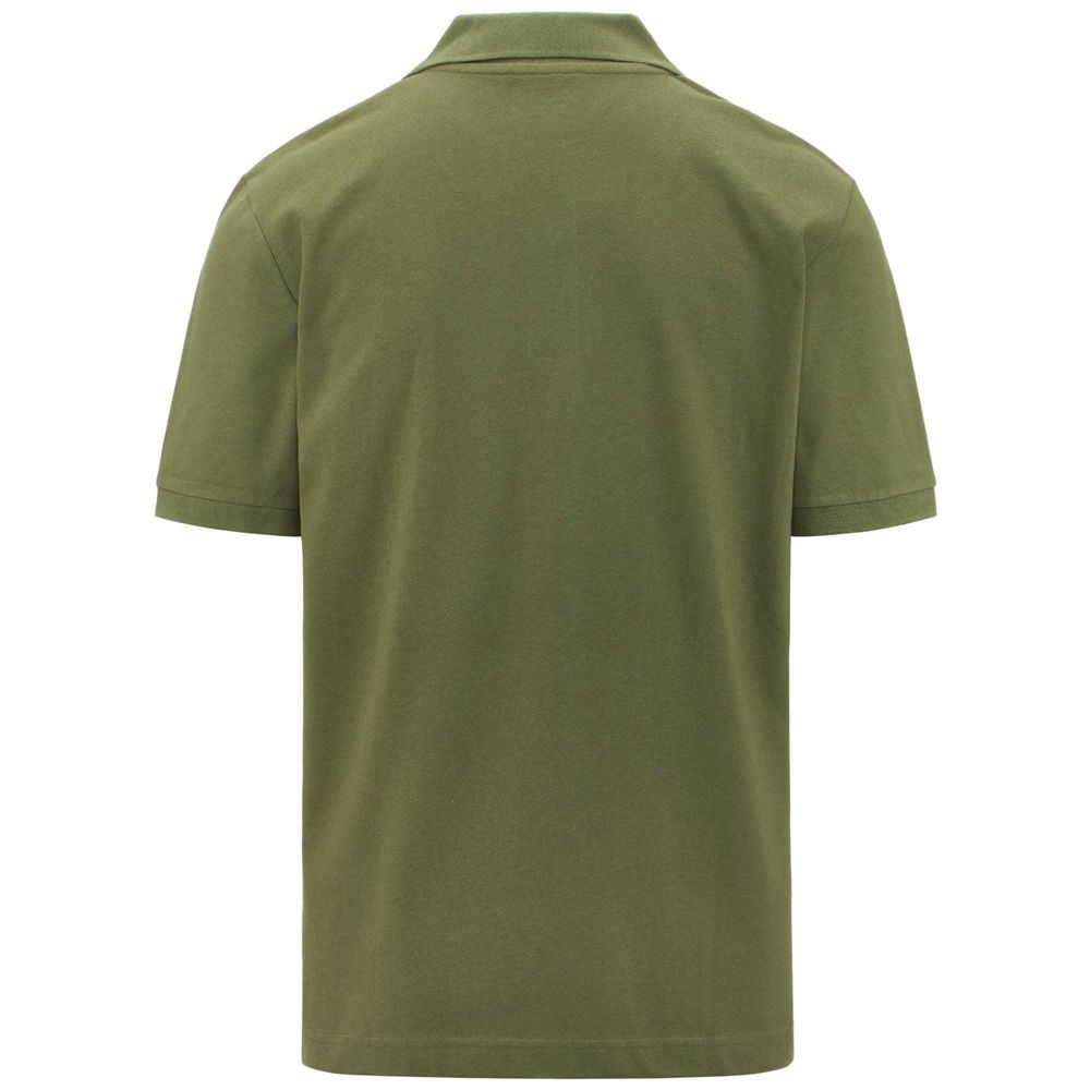 Men Kappa Logo Sharas Mss Polo Shirt Green | 458960-SWG