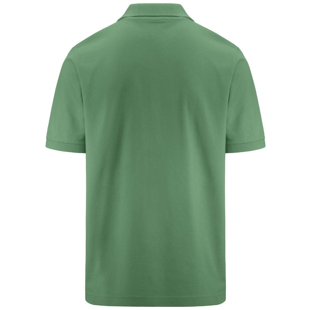 Men Kappa Logo Sharas Mss Polo Shirt Green | 870641-WTD