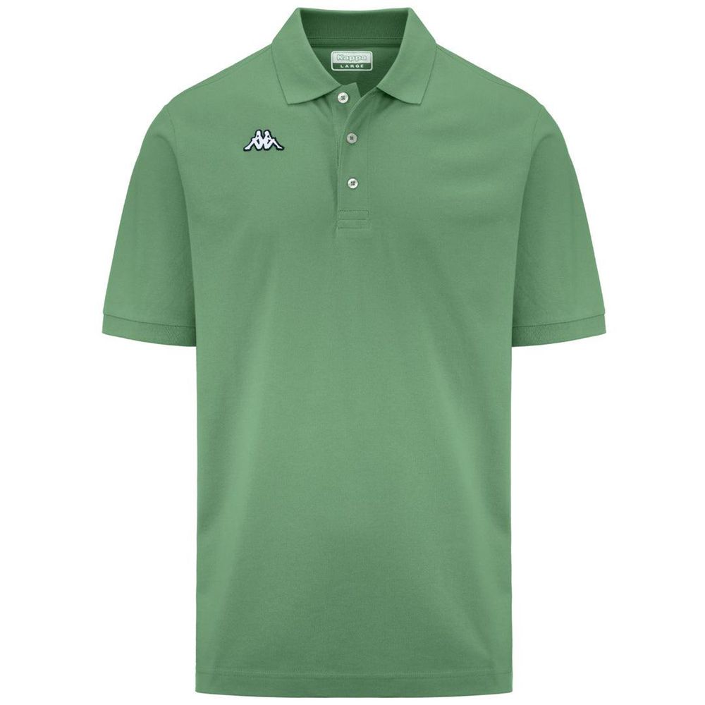 Men Kappa Logo Sharas Mss Polo Shirt Green | 870641-WTD