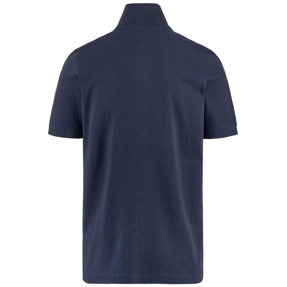 Men Kappa Logo Sharas Mss Polo Shirt Navy | 680342-APO