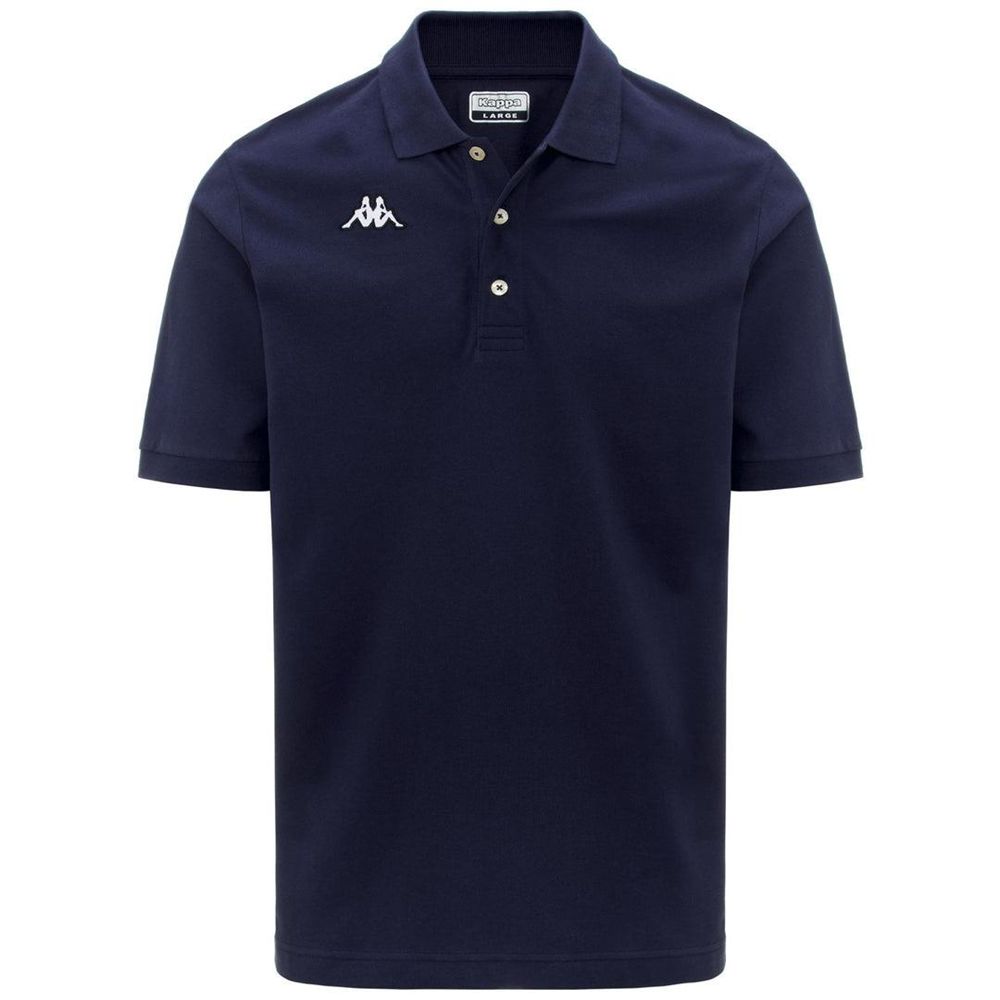 Men Kappa Logo Sharas Mss Polo Shirt Navy | 680342-APO