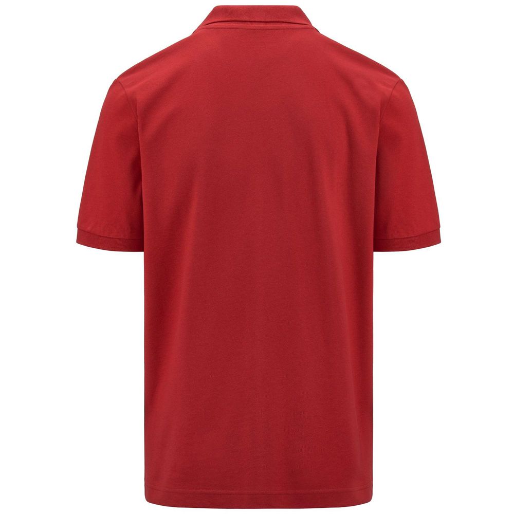 Men Kappa Logo Sharas Mss Polo Shirt Red | 308579-SAC