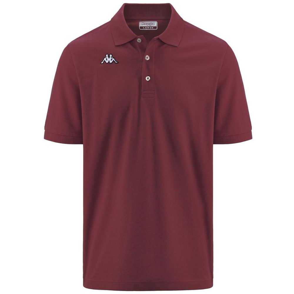 Men Kappa Logo Sharas Mss Polo Shirt Red | 059426-KLJ