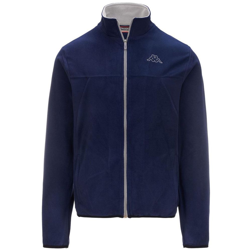 Men Kappa Logo Vaurion Slim Jacket Navy | 895614-DRO