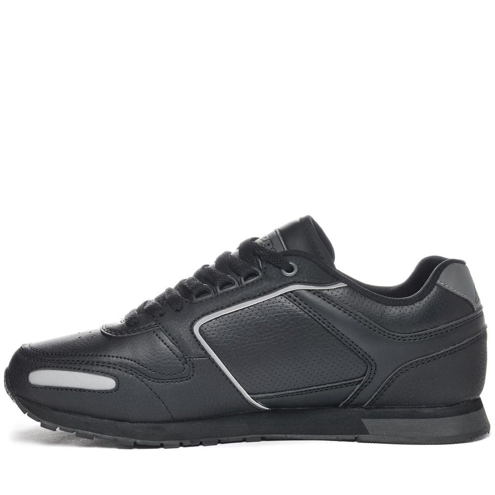 Men Kappa Logo Voghera 5 Sneakers Black | 461273-CLK