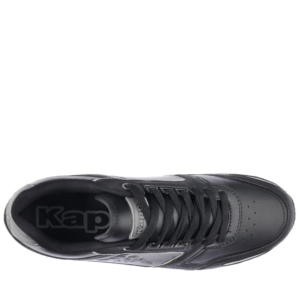 Men Kappa Logo Voghera 5 Sneakers Black | 461273-CLK