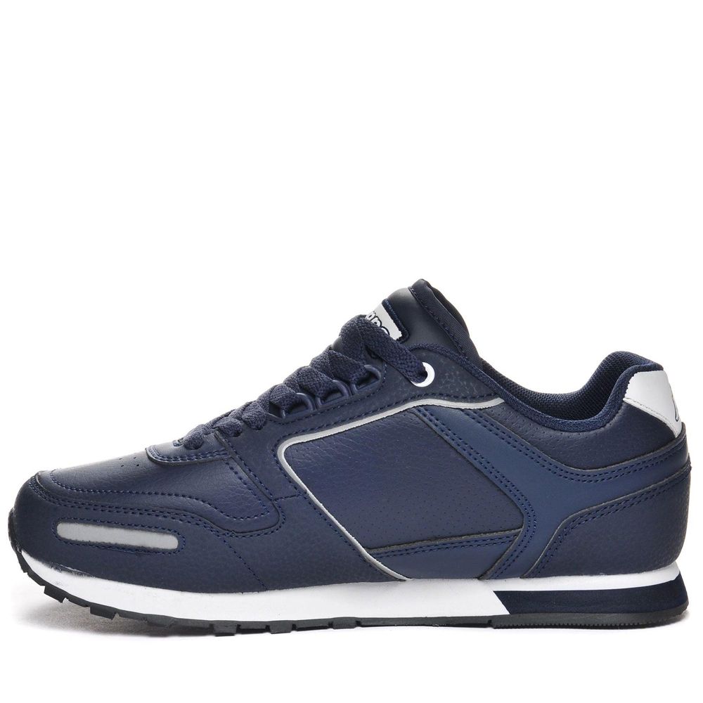 Men Kappa Logo Voghera 5 Sneakers Navy | 389764-PJV