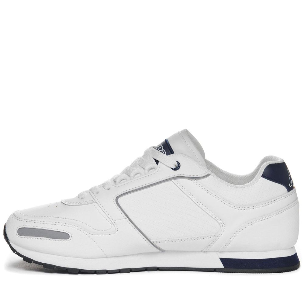 Men Kappa Logo Voghera 5 Sneakers White | 598410-CZA