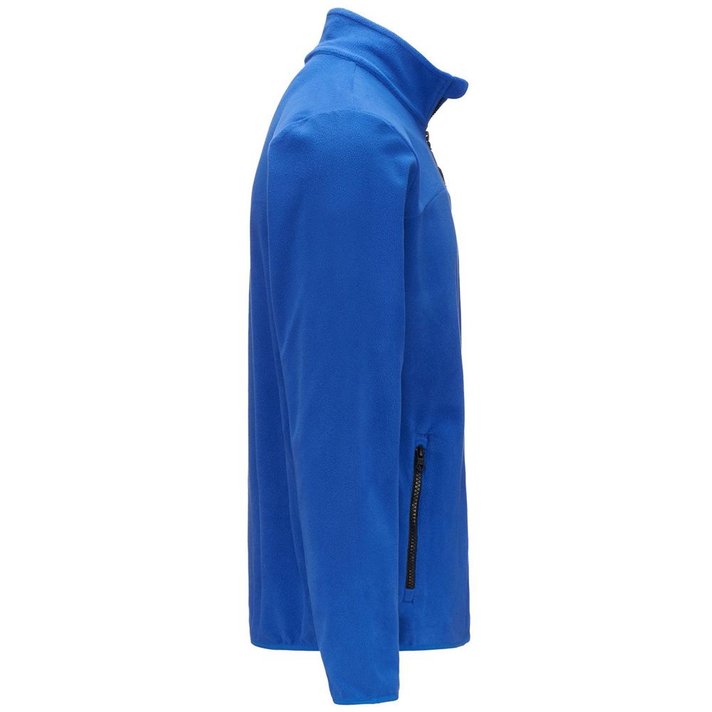 Men Kappa Logo Wind Jacket Blue | 435708-ZTP