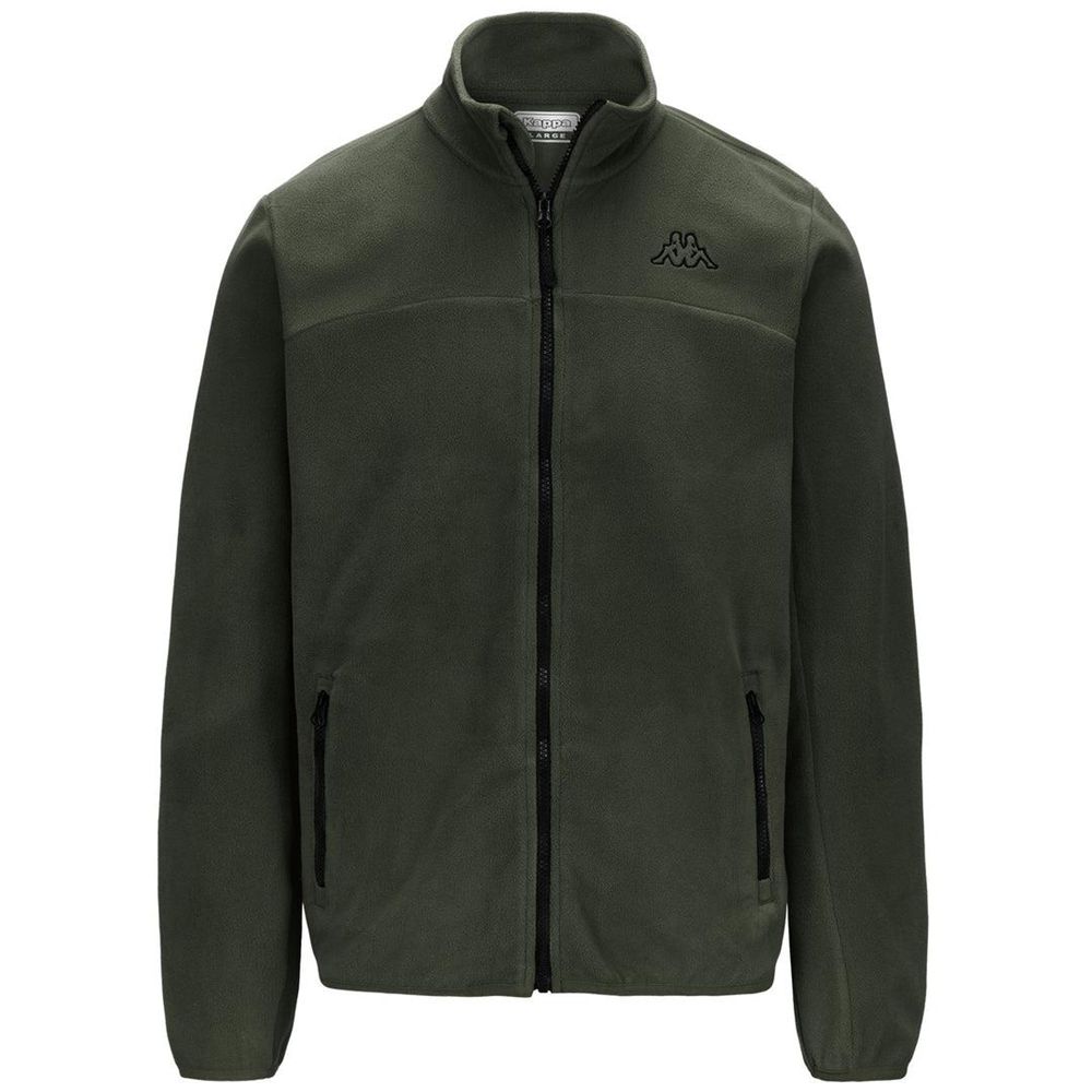 Men Kappa Logo Wind Jacket Green | 135692-ZKE