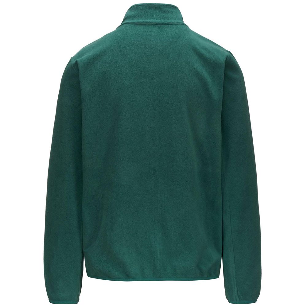 Men Kappa Logo Wind Jacket Green | 320475-JWL