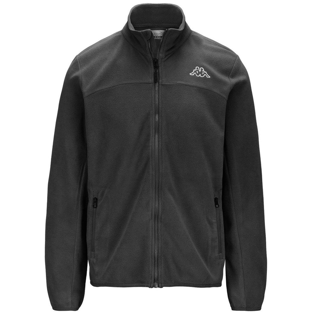 Men Kappa Logo Wind Jacket Grey | 853926-KYU