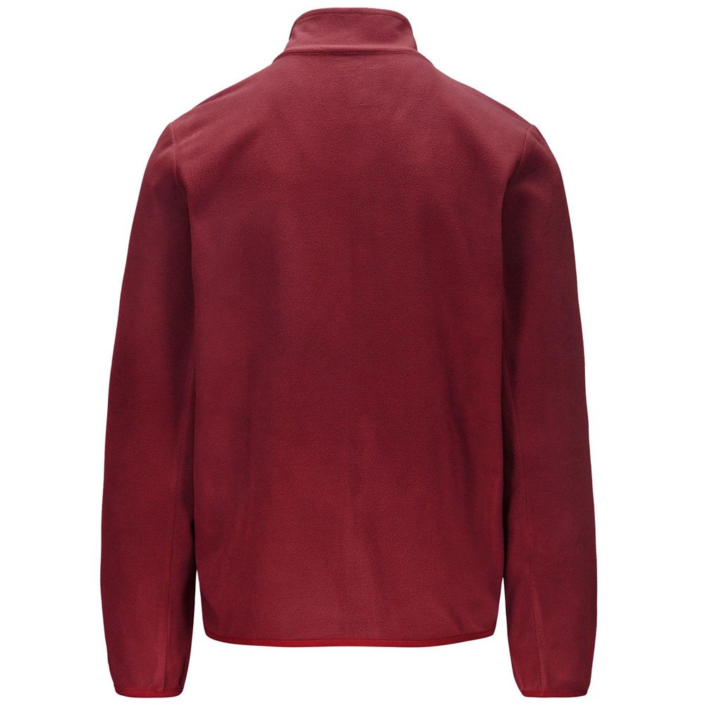 Men Kappa Logo Wind Jacket Red | 716352-LJF