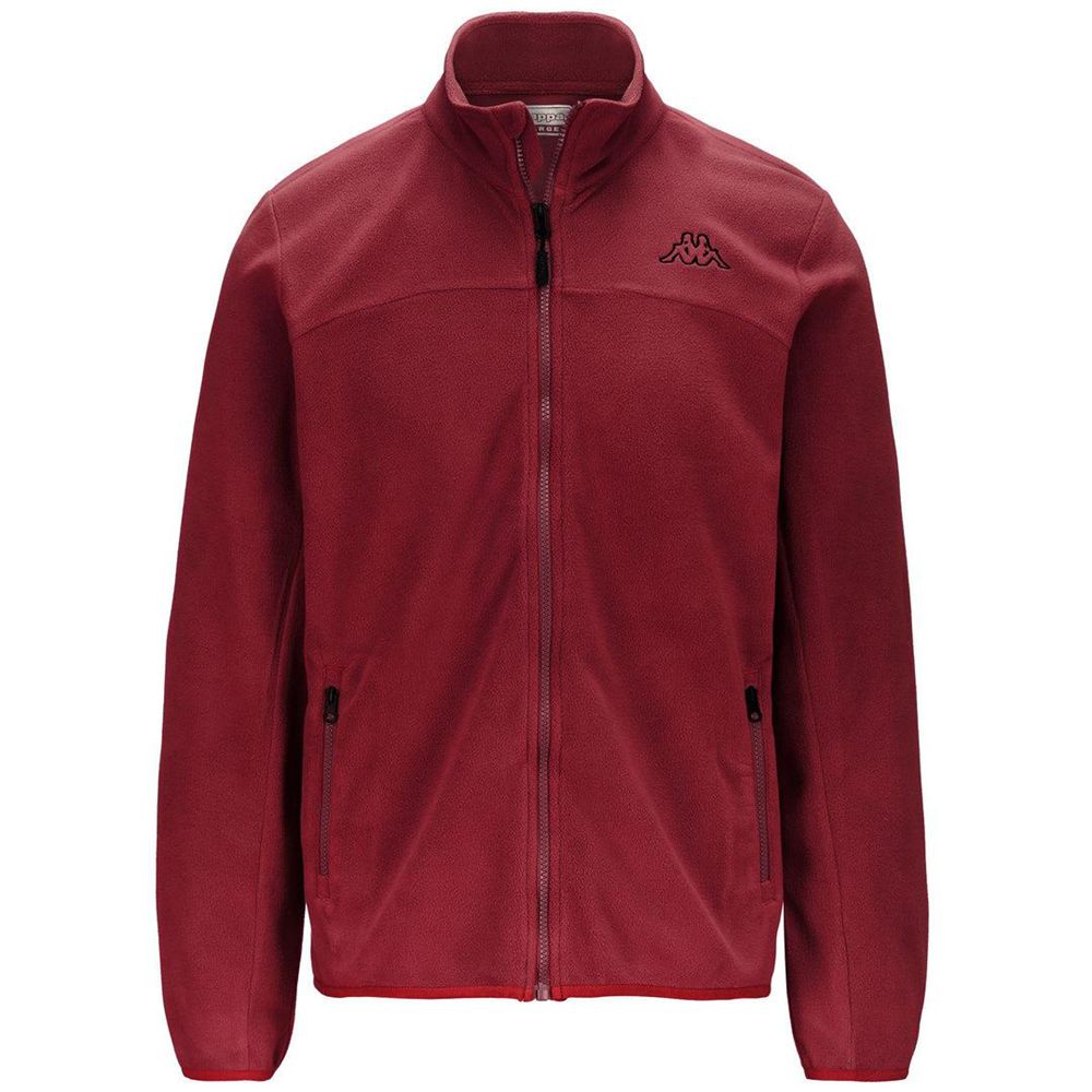 Men Kappa Logo Wind Jacket Red | 716352-LJF