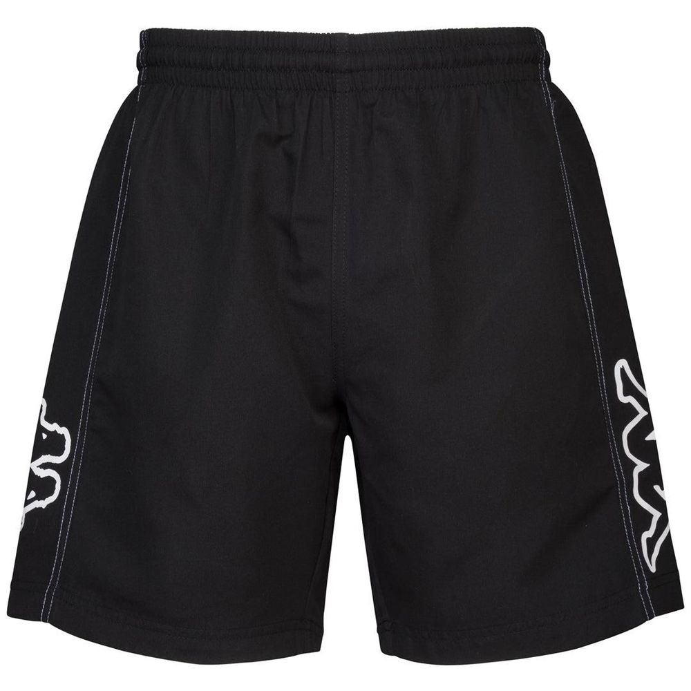 Men Kappa Logo Wogoz Swimwear Black | 562314-KRY