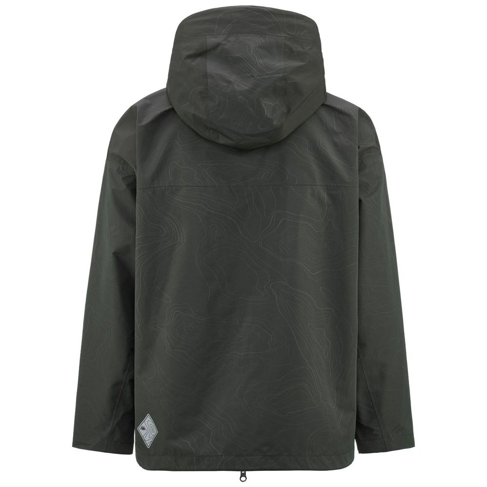 Men Kappa Naatan Jacket Green | 235184-WAI