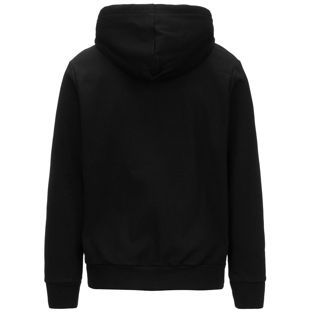 Men Kappa Padel Ezze Hoodie Black | 459172-FGP