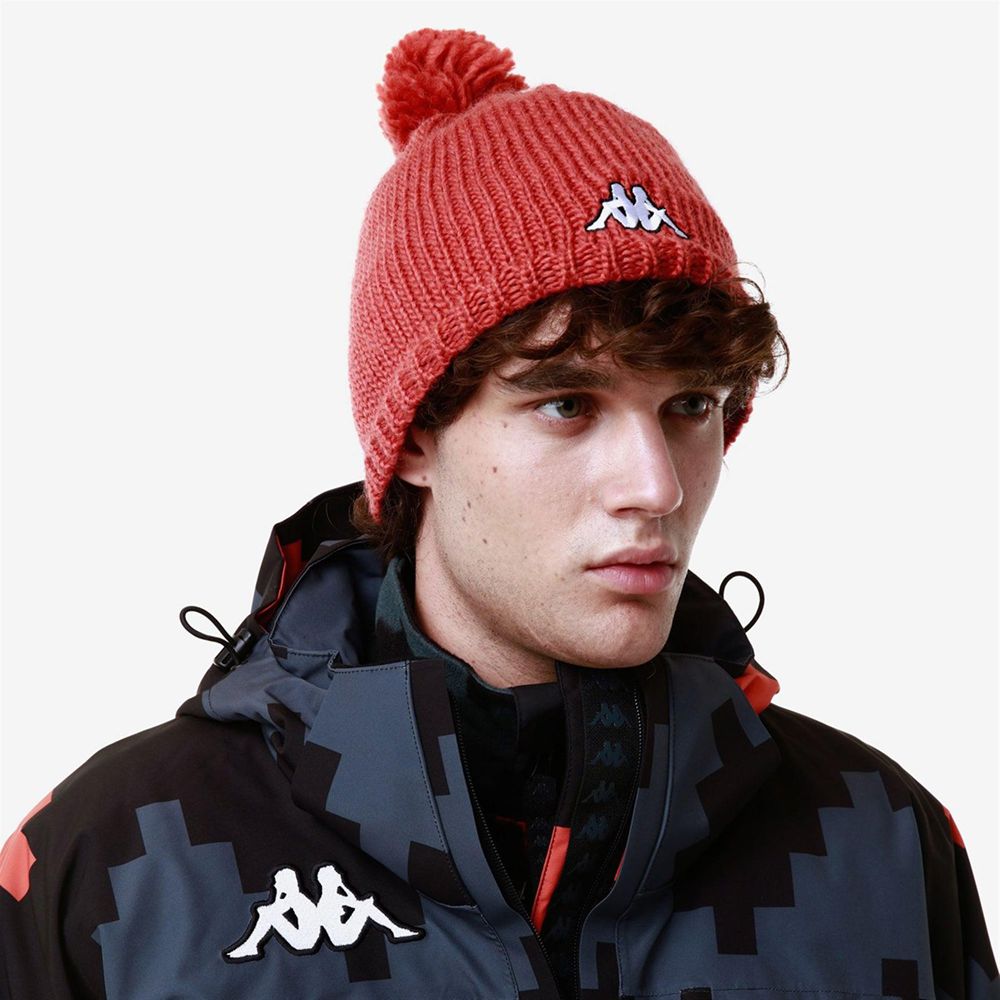 Men Kappa Pomok Cap Orange | 253941-TOA