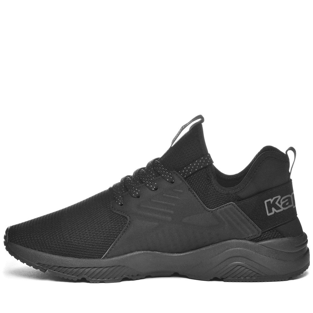 Men Kappa Sanpuerto Sneakers Black | 825073-GEI