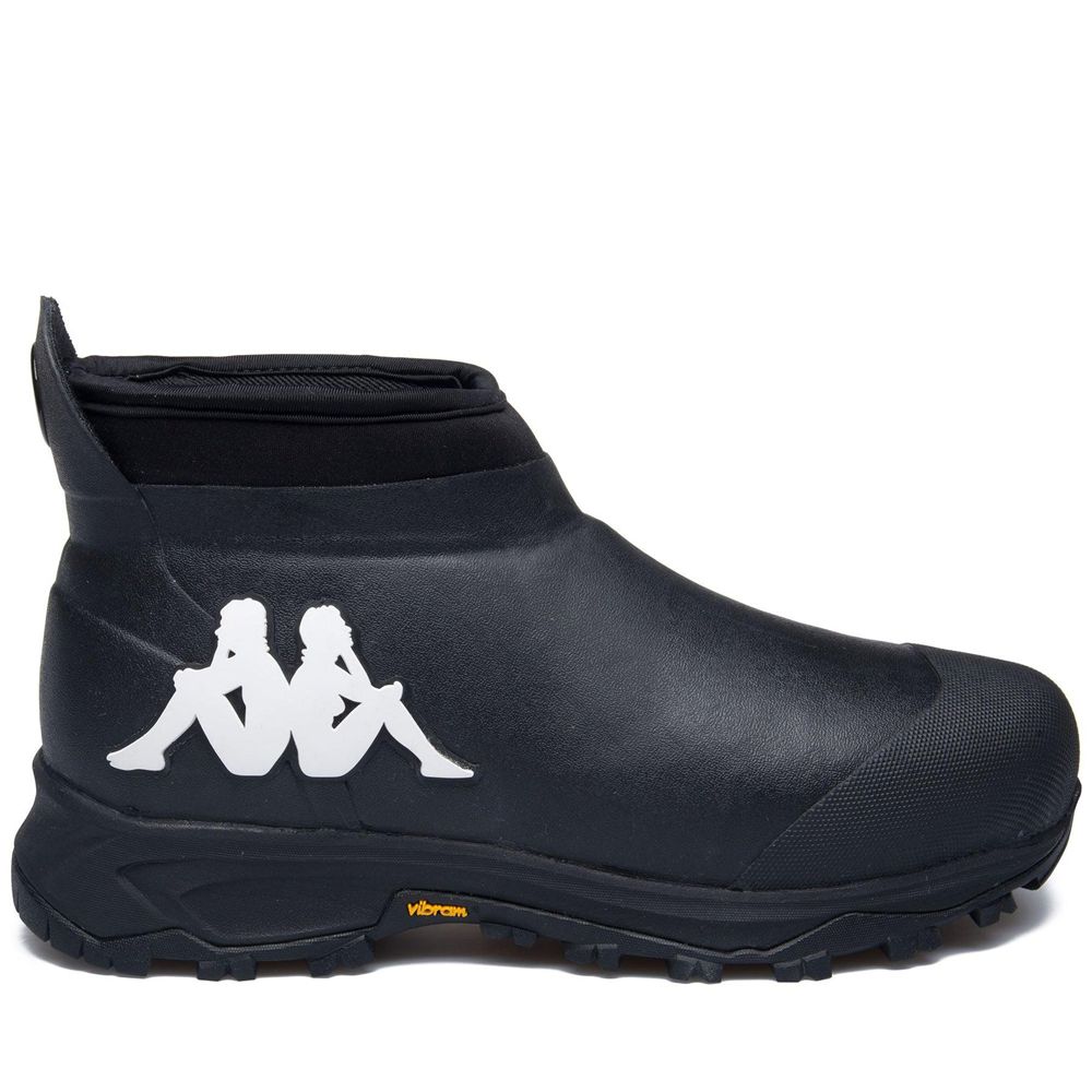 Men Kappa Skarpona Low 3.0 Vibram Boots Black | 210694-PKW