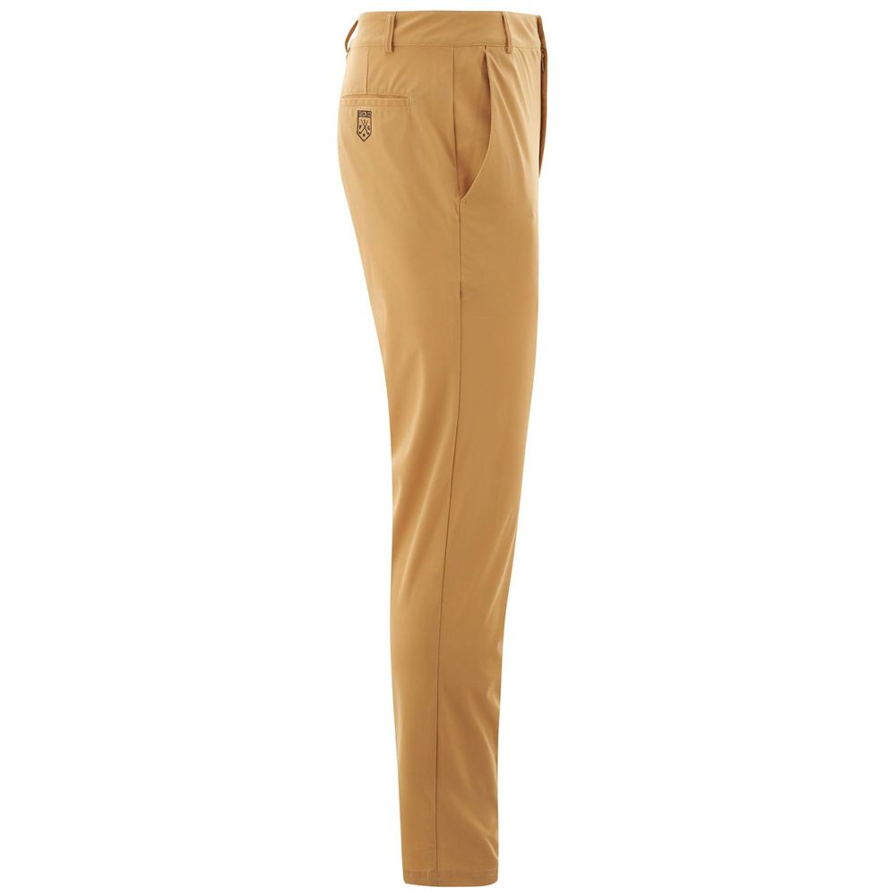 Men Kappa Sumoum Pants Beige | 127038-GZB