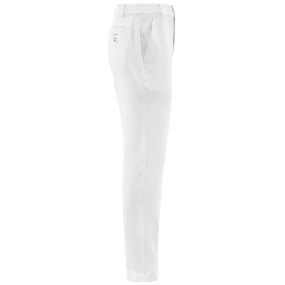 Men Kappa Sumoum Pants White | 629801-XGA