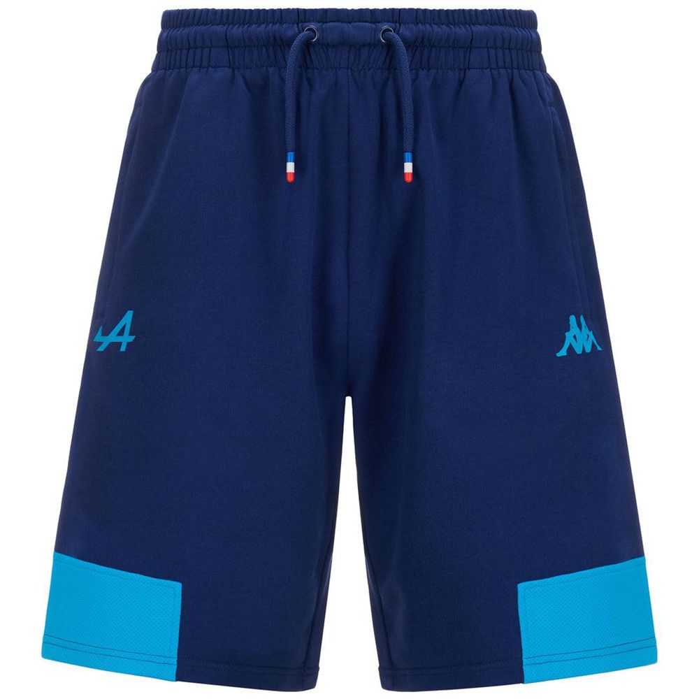 Men Kappa Supporter Adozip Alpine F1 Shorts Blue | 183975-YUC