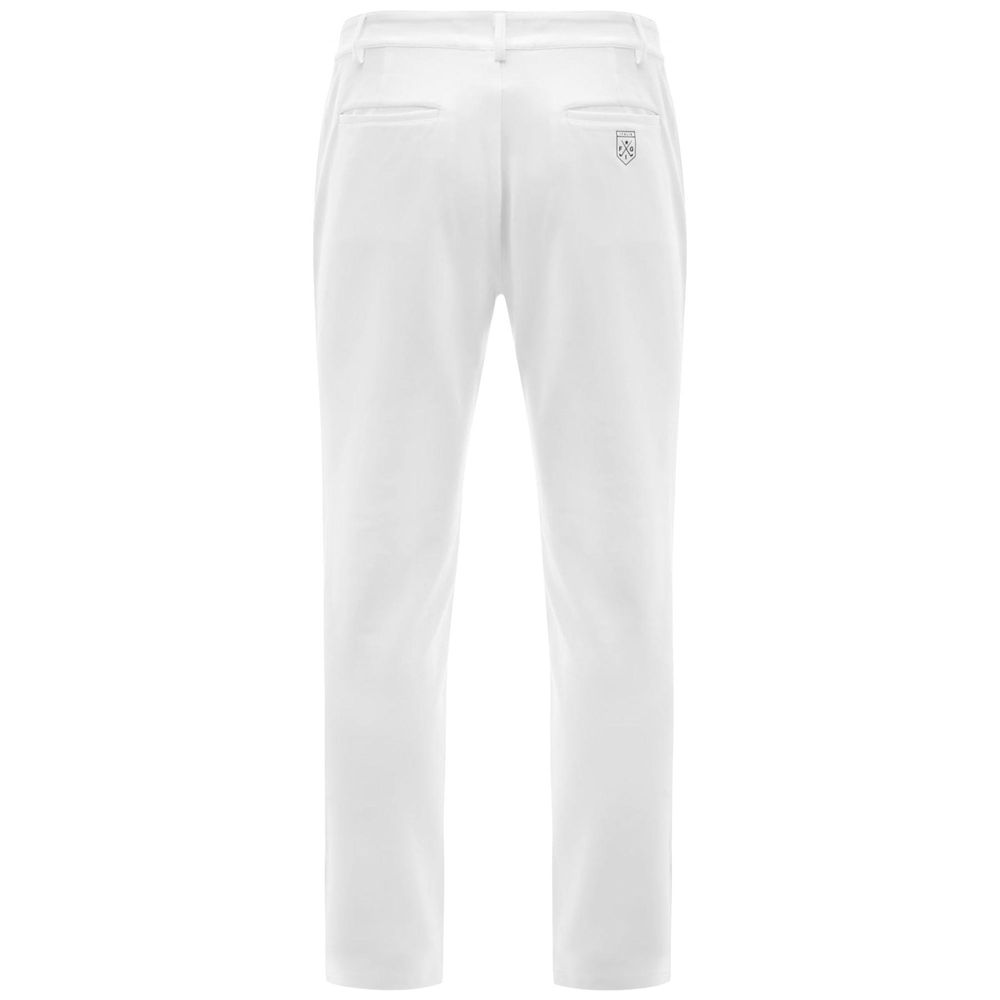 Men Kappa Suvir Pants White | 089476-DZA