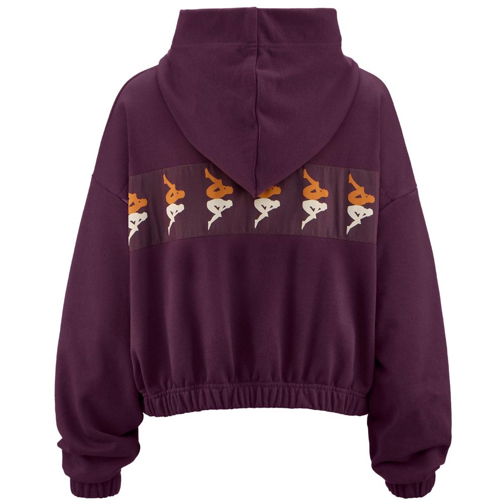 Women Kappa 222 Banda 10 Vajolet Hoodie Purple | 506782-TCF