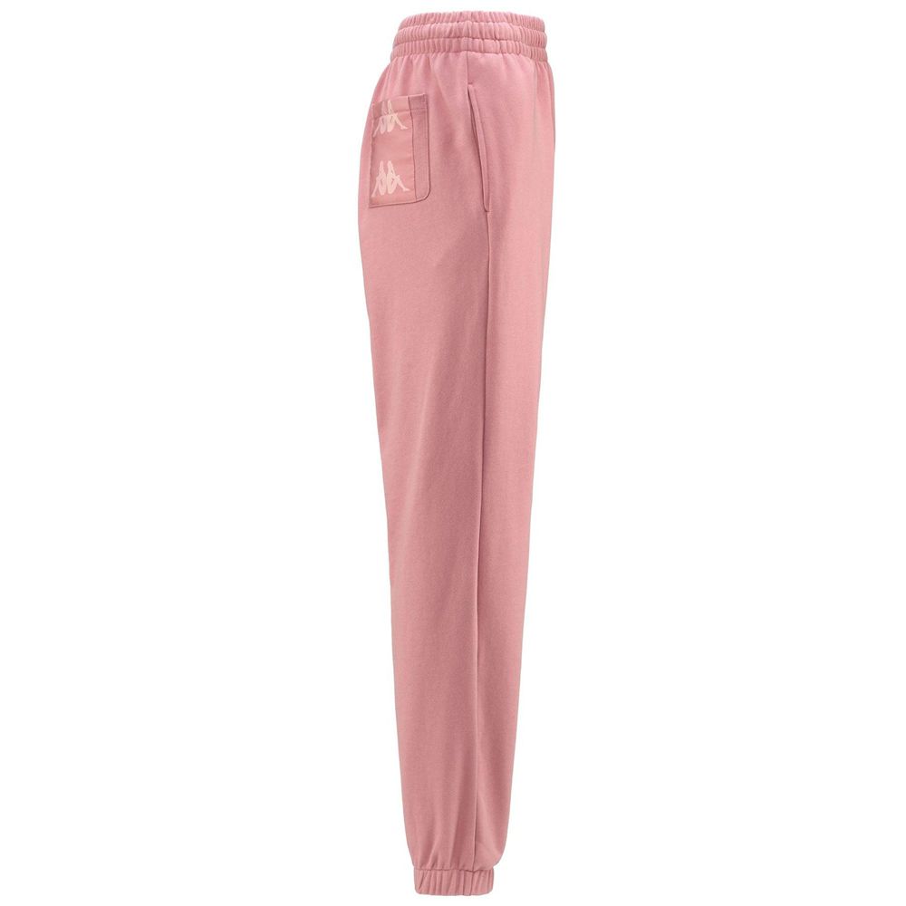 Women Kappa 222 Banda 10 Vala Pants Pink | 743982-OCL