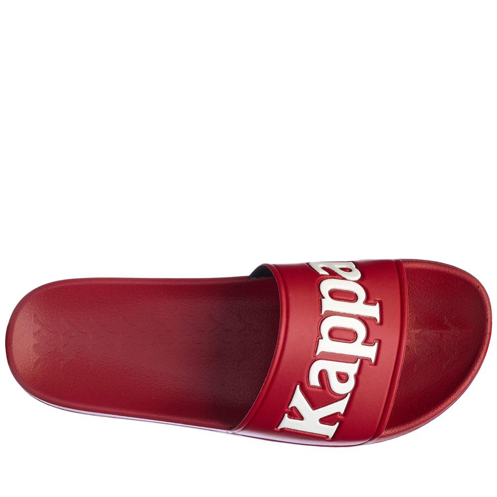 Women Kappa 222 Banda Adam 9 Flip Flops Red | 521604-YGV