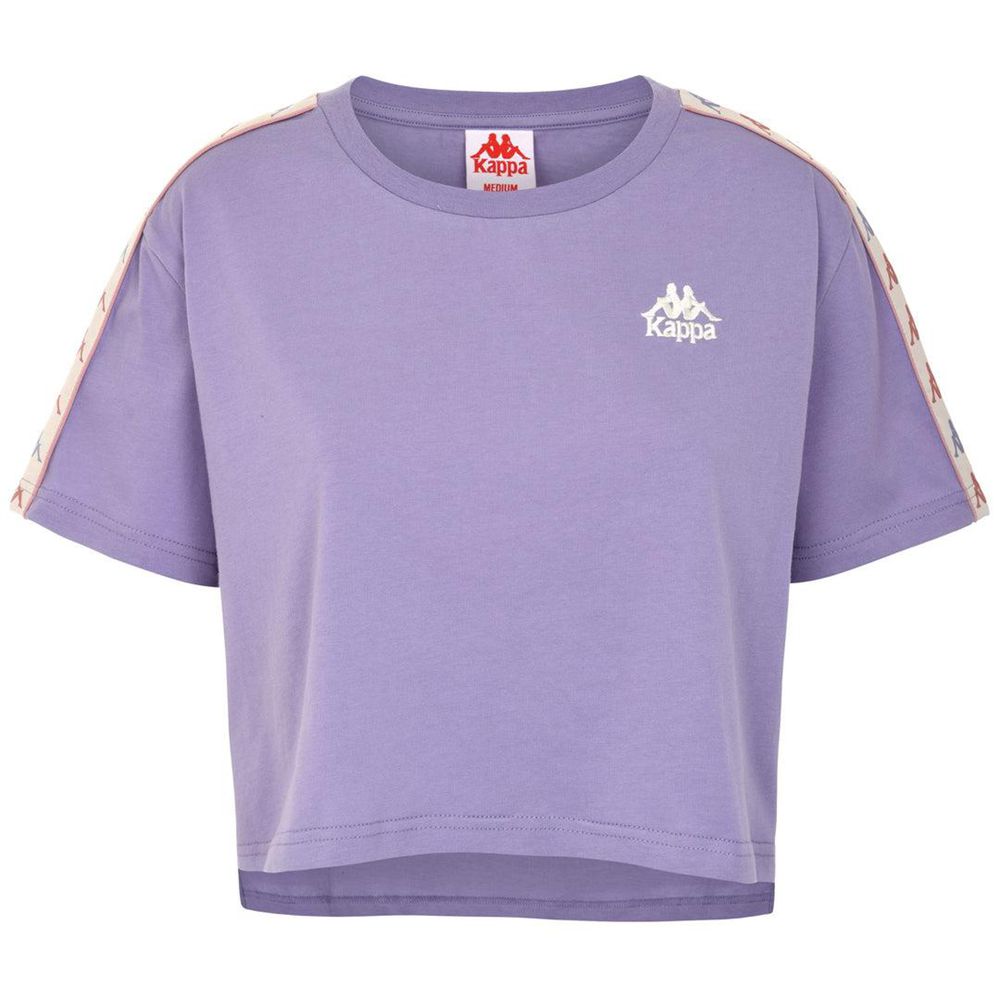 Women Kappa 222 Banda Apuao T-Shirt Purple | 182743-COI