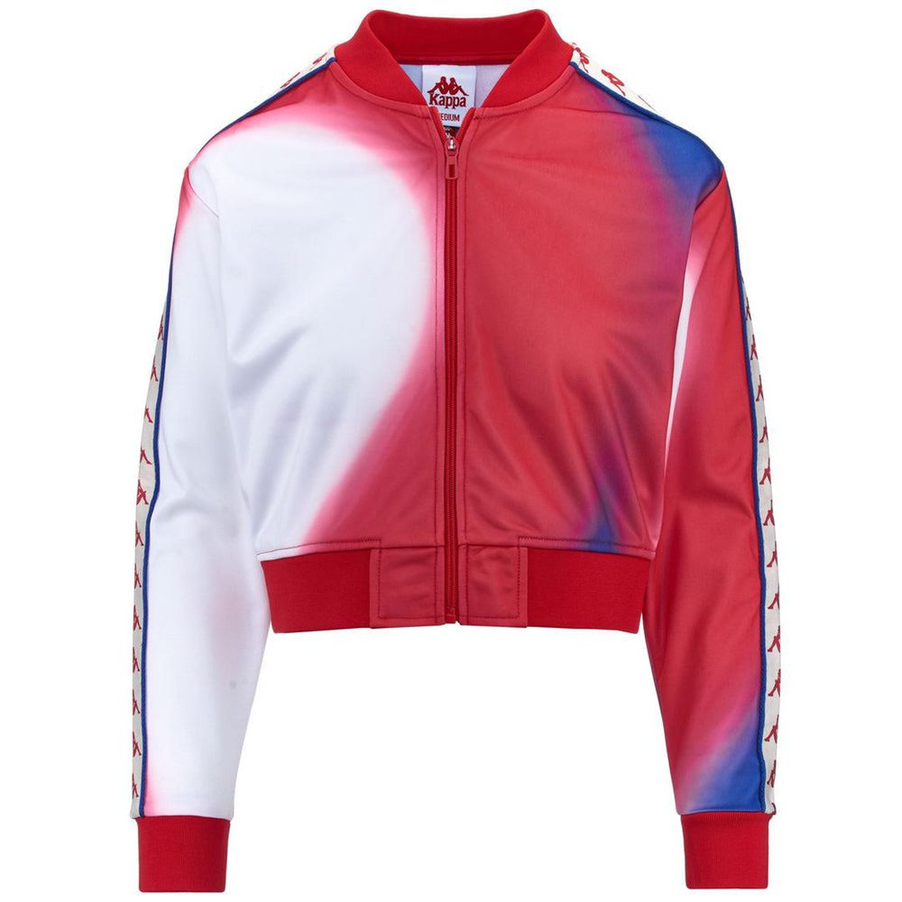 Women Kappa 222 Banda Asber 2 Graphik Jacket Red | 479251-PCU