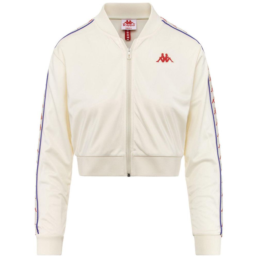 Women Kappa 222 Banda Asber Jacket White | 197403-FBA