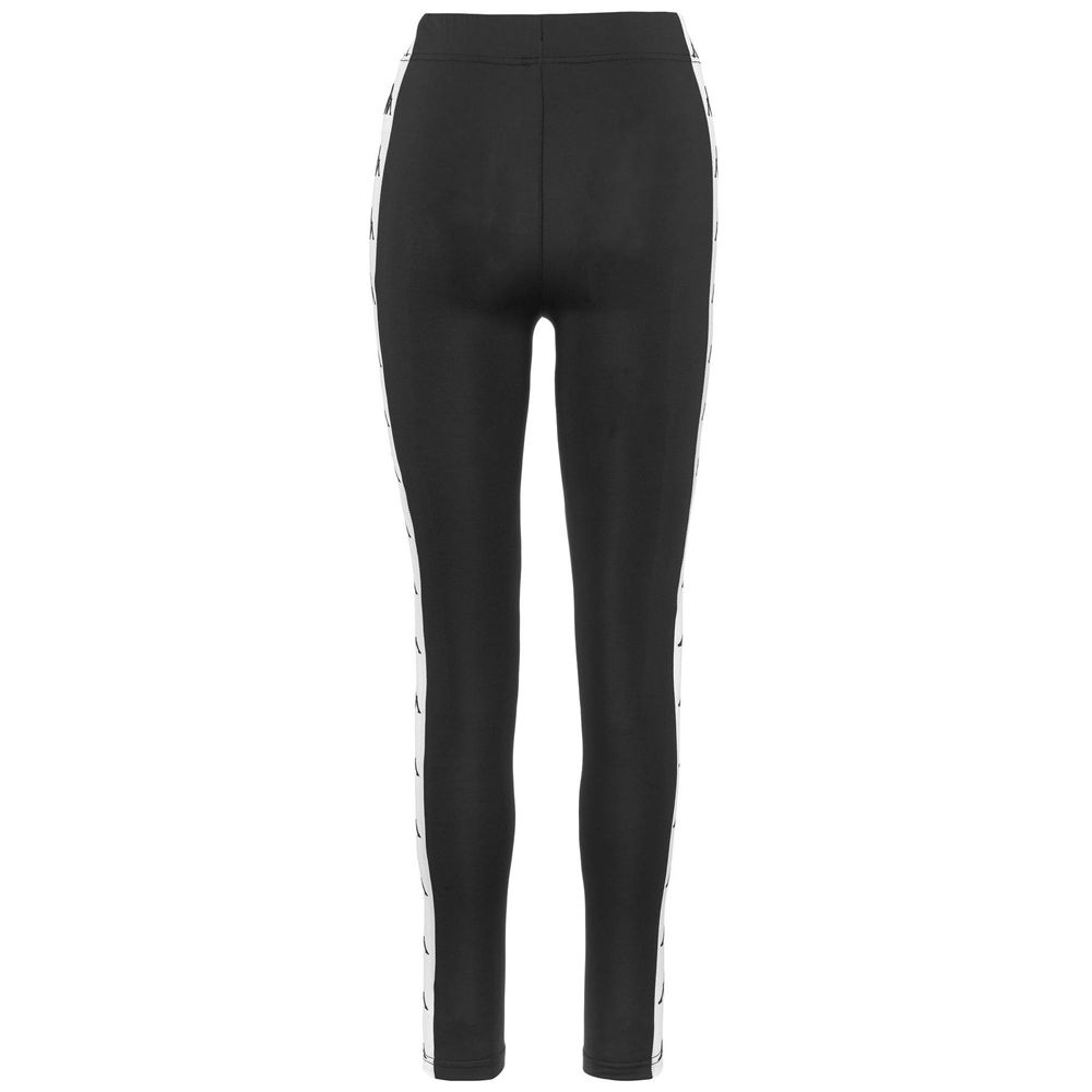 Women Kappa 222 Banda Atui 2 Pants Black | 504217-FIM