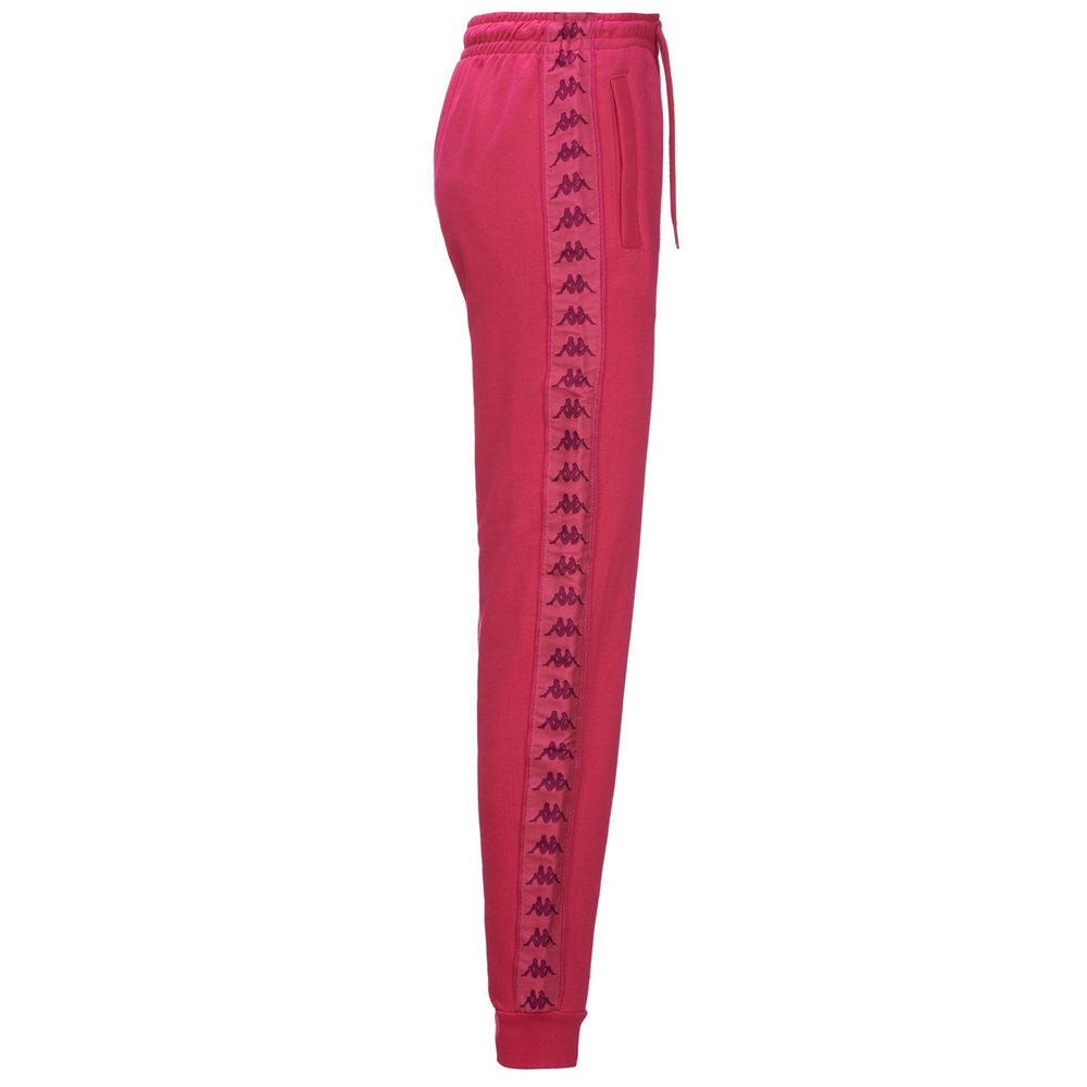 Women Kappa 222 Banda Barnu 2 Pants Pink | 356742-ANP